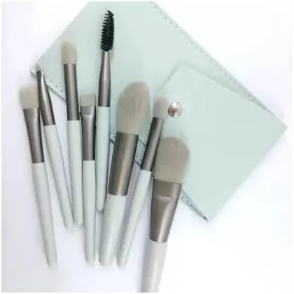 ست برس آرایشی ساکلاک، 8 تکه برس آرایشی حرفه ای شامل برس کرم پودر، برس ترکیب کننده، ابزار آرایشی، ست آرایشی، برس آرایشی + 1 پد ست برس آرایشی ساکلاک، 8 تکه برس آرایشی حرفه ای شامل برس کرم پودر، برس ترکیب کننده، ابزار آرایشی، ست آرایشی، برس آرایشی + 1 پد