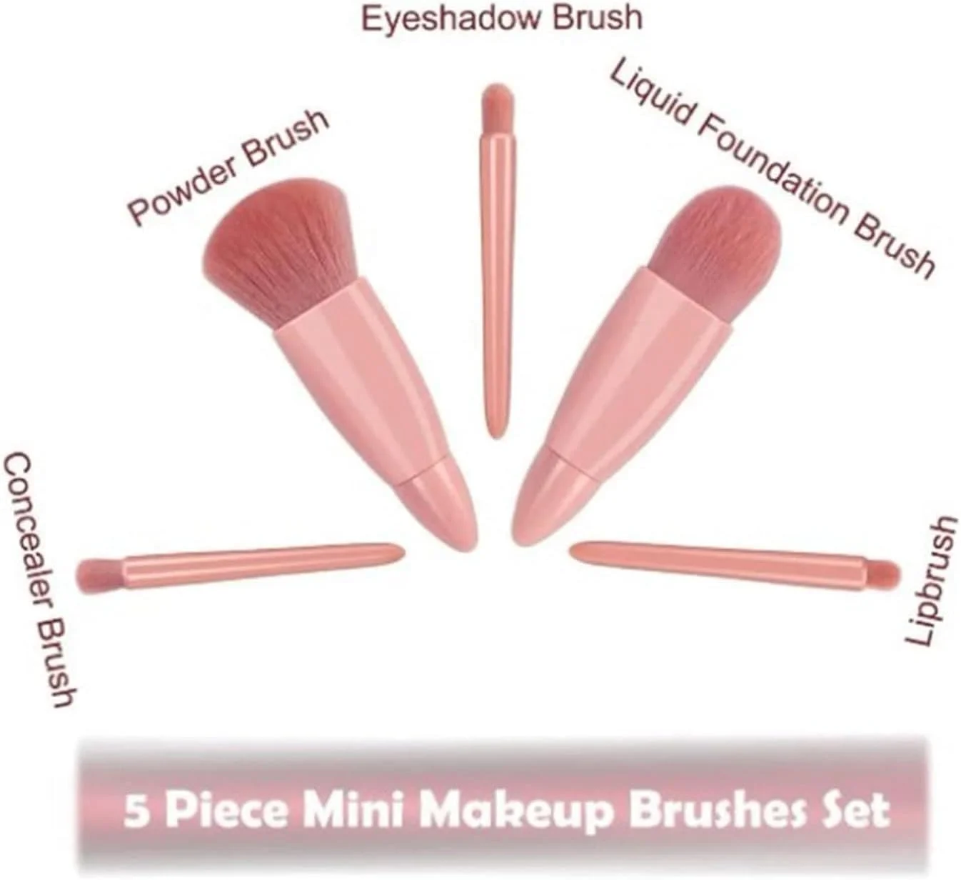 Shrux 5pcs Mini Complete Function Cosmetic Brushes Set with Makeup Mirror//Lip Brush,Blending Powder Brush, Eye shadow Brush // Synthetic Foundation Brush Kit with Storage Box(1pcs)(Multicolor) Shrux 5pcs Mini Complete Function Cosmetic Brushes Set with Makeup Mirror//Lip Brush,Blending Powder Brush, Eye shadow Brush // Synthetic Foundation Brush Kit with Storage Box(1pcs)(Multicolor)