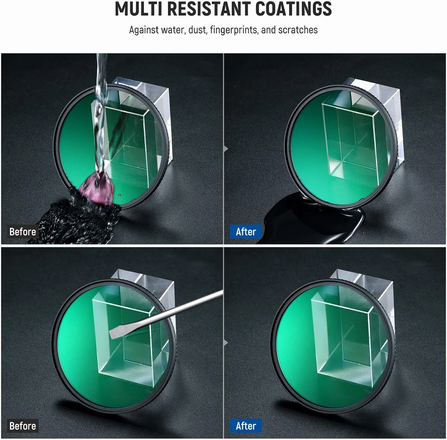 فیلتر 2 در 1 CPL + Black Diffusion 1/4 نِئِر، فیلتر پلاریزه دایره ای کاهنده تابش خیره کننده، فیلتر اثر لنز دوربین سینمایی نرم و رویایی با قاب آلومینیومی باریک و شیشه اپتیکال چند لایه، 67 میلی متر