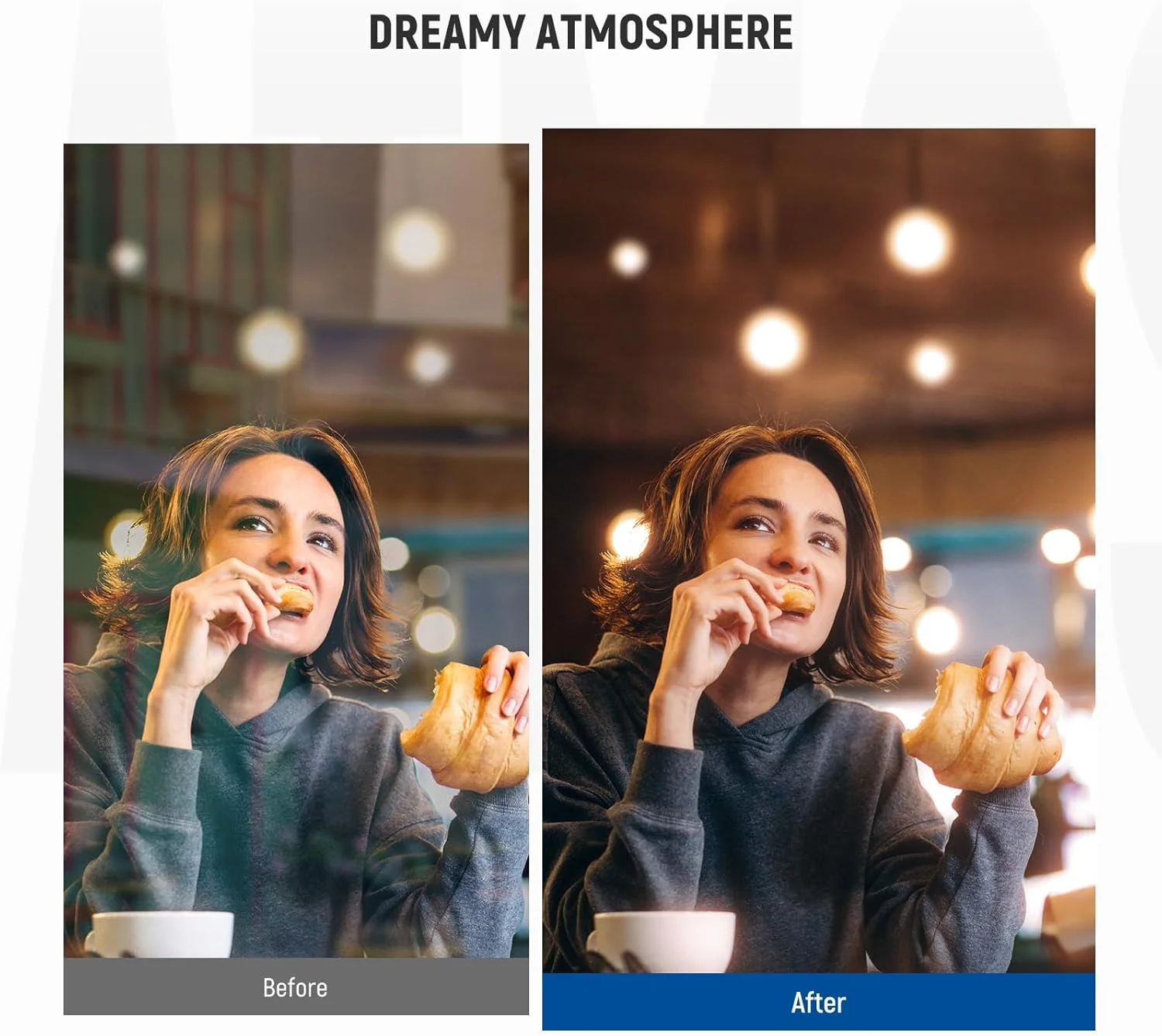 فیلتر 2 در 1 CPL + Black Diffusion 1/4 نِئِر، فیلتر پلاریزه دایره ای کاهنده تابش خیره کننده، فیلتر اثر لنز دوربین سینمایی نرم و رویایی با قاب آلومینیومی باریک و شیشه اپتیکال چند لایه، 67 میلی متر