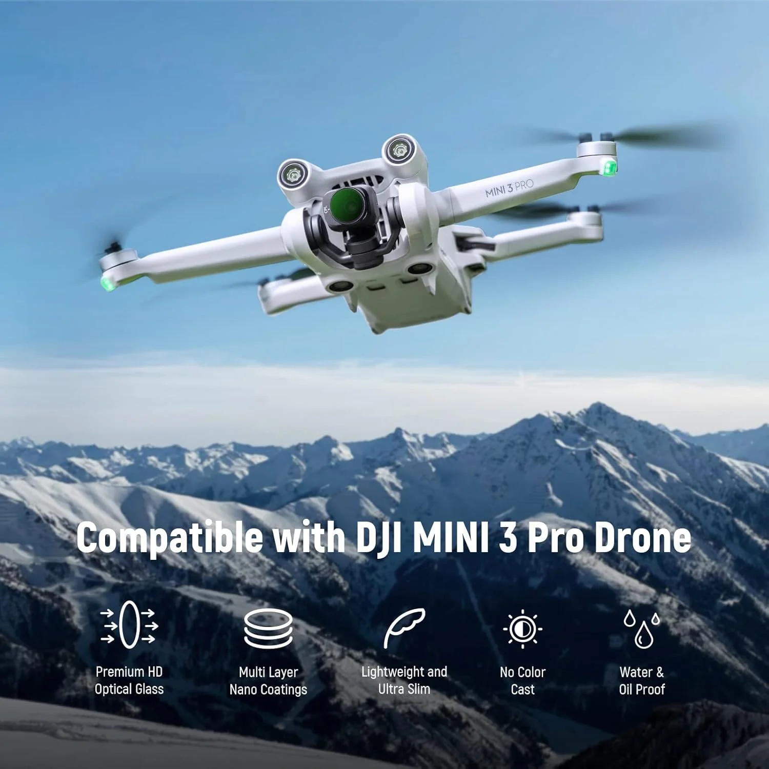 مجموعه فیلتر ND نیور سازگار با DJI Mini 3 Pro، لوازم جانبی لنز پهپاد فیلتر تراکم خنثی با قاب پلاستیکی سبک وزن و شیشه نوری HD چند لایه، 6 عدد: CPL ND8 ND16 ND32 ND64 ND128 مجموعه فیلتر ND نیور سازگار با DJI Mini 3 Pro، لوازم جانبی لنز پهپاد فیلتر تراکم خنثی با قاب پلاستیکی سبک وزن و شیشه نوری HD چند لایه، 6 عدد: CPL ND8 ND16 ND32 ND64 ND128