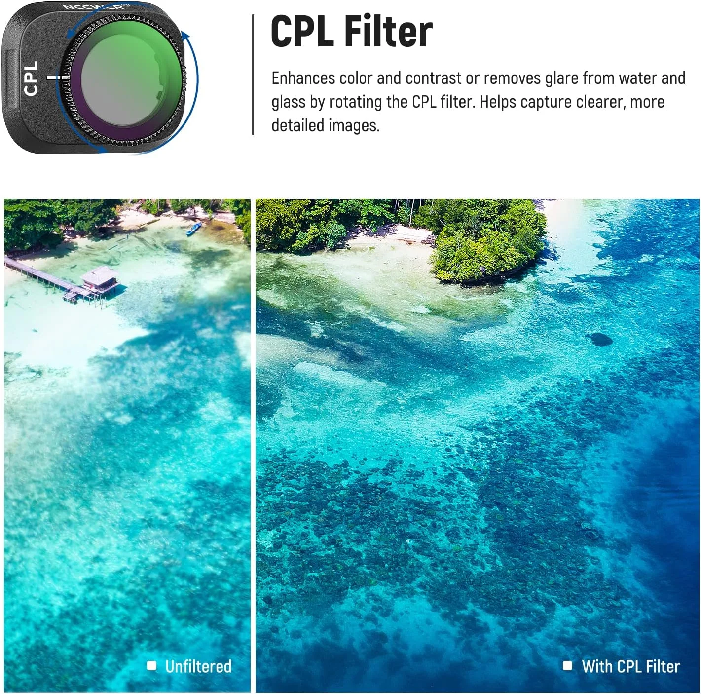 مجموعه فیلتر ND نیور سازگار با DJI Mini 3 Pro، لوازم جانبی لنز پهپاد فیلتر تراکم خنثی با قاب پلاستیکی سبک وزن و شیشه نوری HD چند لایه، 6 عدد: CPL ND8 ND16 ND32 ND64 ND128 مجموعه فیلتر ND نیور سازگار با DJI Mini 3 Pro، لوازم جانبی لنز پهپاد فیلتر تراکم خنثی با قاب پلاستیکی سبک وزن و شیشه نوری HD چند لایه، 6 عدد: CPL ND8 ND16 ND32 ND64 ND128