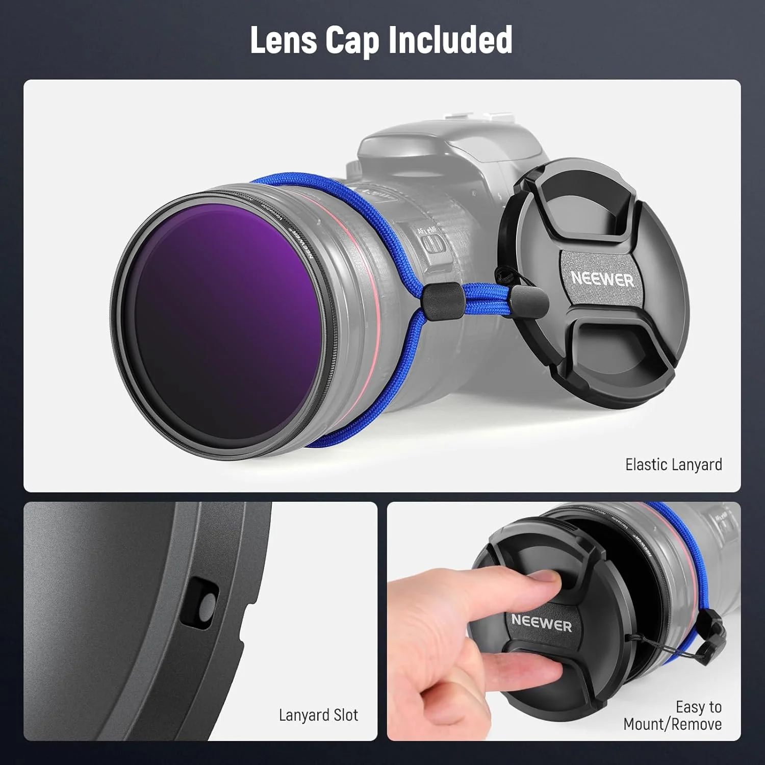 فیلتر ND متغیر NEEWER 58mm ND2-400 (1-9 استاپ) به همراه درب لنز، بند گردنی، پارچه تمیز کننده، تنظیم دقیق چگالی خنثی، مقاوم در برابر اثر انگشت و خراش، شیشه اپتیکال چند لایه فیلتر ND متغیر NEEWER 58mm ND2-400 (1-9 استاپ) به همراه درب لنز، بند گردنی، پارچه تمیز کننده، تنظیم دقیق چگالی خنثی، مقاوم در برابر اثر انگشت و خراش، شیشه اپتیکال چند لایه