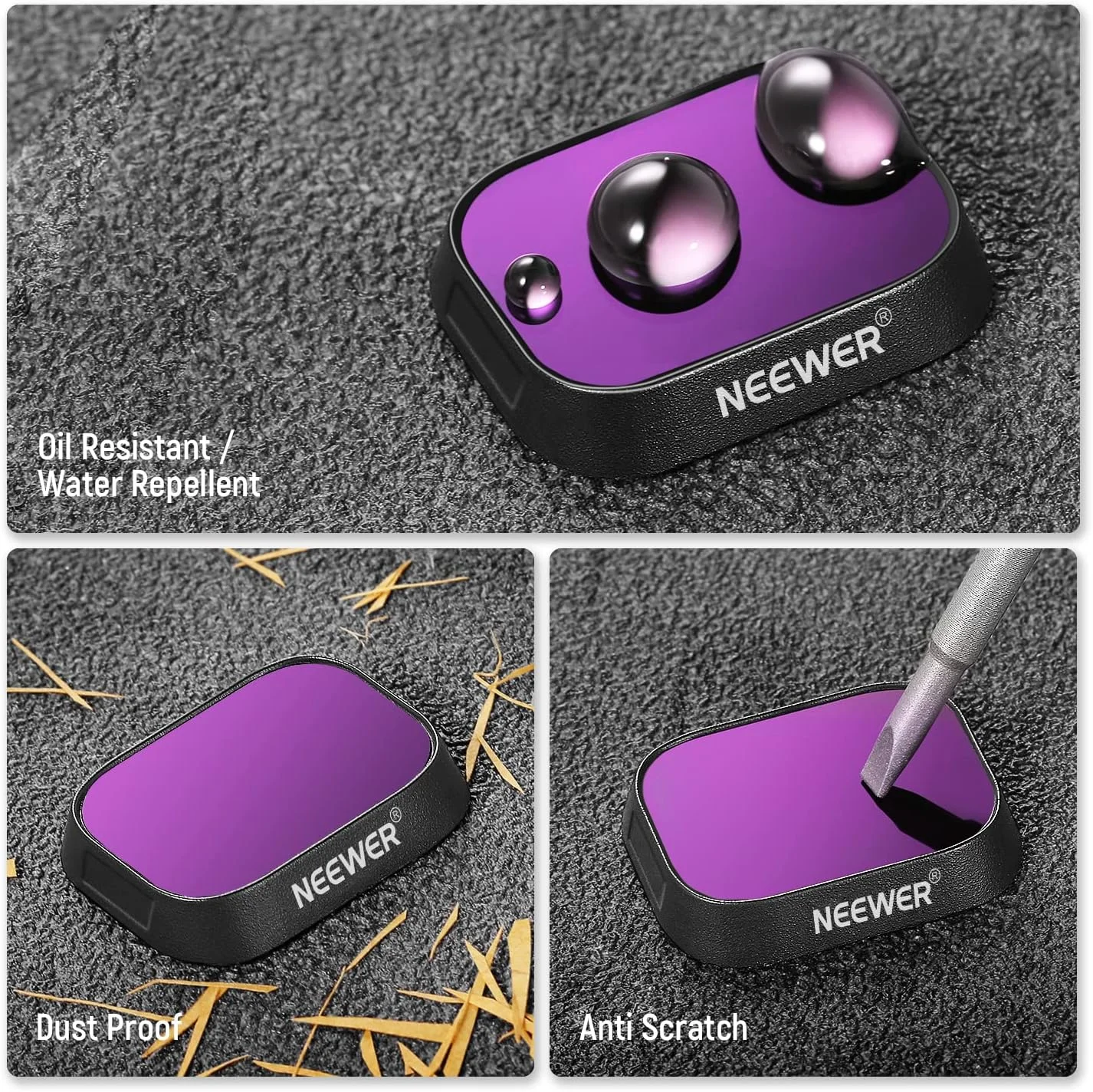 مجموعه فیلتر ND نیور سازگار با DJI Mini 3 Pro، لوازم جانبی لنز پهپاد فیلتر تراکم خنثی با قاب پلاستیکی سبک وزن و شیشه نوری HD چند لایه، 6 عدد: CPL ND8 ND16 ND32 ND64 ND128 مجموعه فیلتر ND نیور سازگار با DJI Mini 3 Pro، لوازم جانبی لنز پهپاد فیلتر تراکم خنثی با قاب پلاستیکی سبک وزن و شیشه نوری HD چند لایه، 6 عدد: CPL ND8 ND16 ND32 ND64 ND128