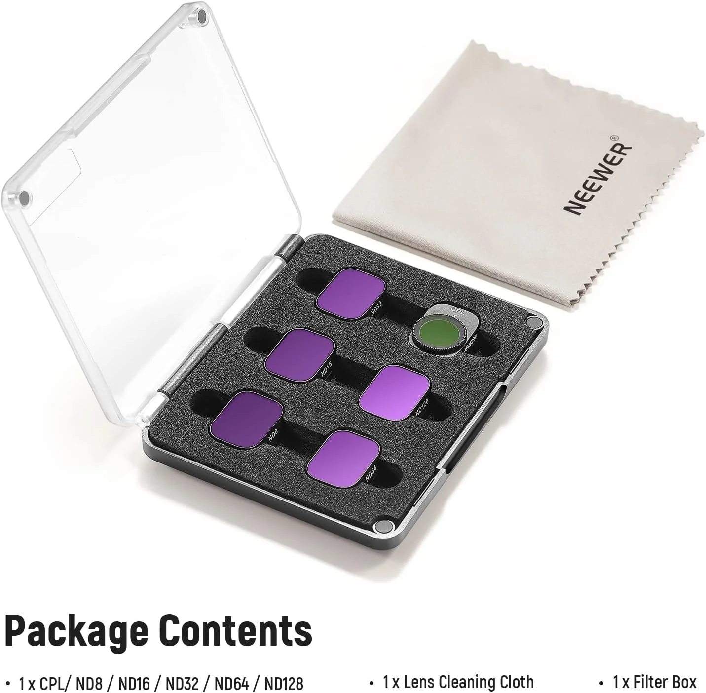 مجموعه فیلتر ND نیور سازگار با DJI Mini 3 Pro، لوازم جانبی لنز پهپاد فیلتر تراکم خنثی با قاب پلاستیکی سبک وزن و شیشه نوری HD چند لایه، 6 عدد: CPL ND8 ND16 ND32 ND64 ND128 مجموعه فیلتر ND نیور سازگار با DJI Mini 3 Pro، لوازم جانبی لنز پهپاد فیلتر تراکم خنثی با قاب پلاستیکی سبک وزن و شیشه نوری HD چند لایه، 6 عدد: CPL ND8 ND16 ND32 ND64 ND128