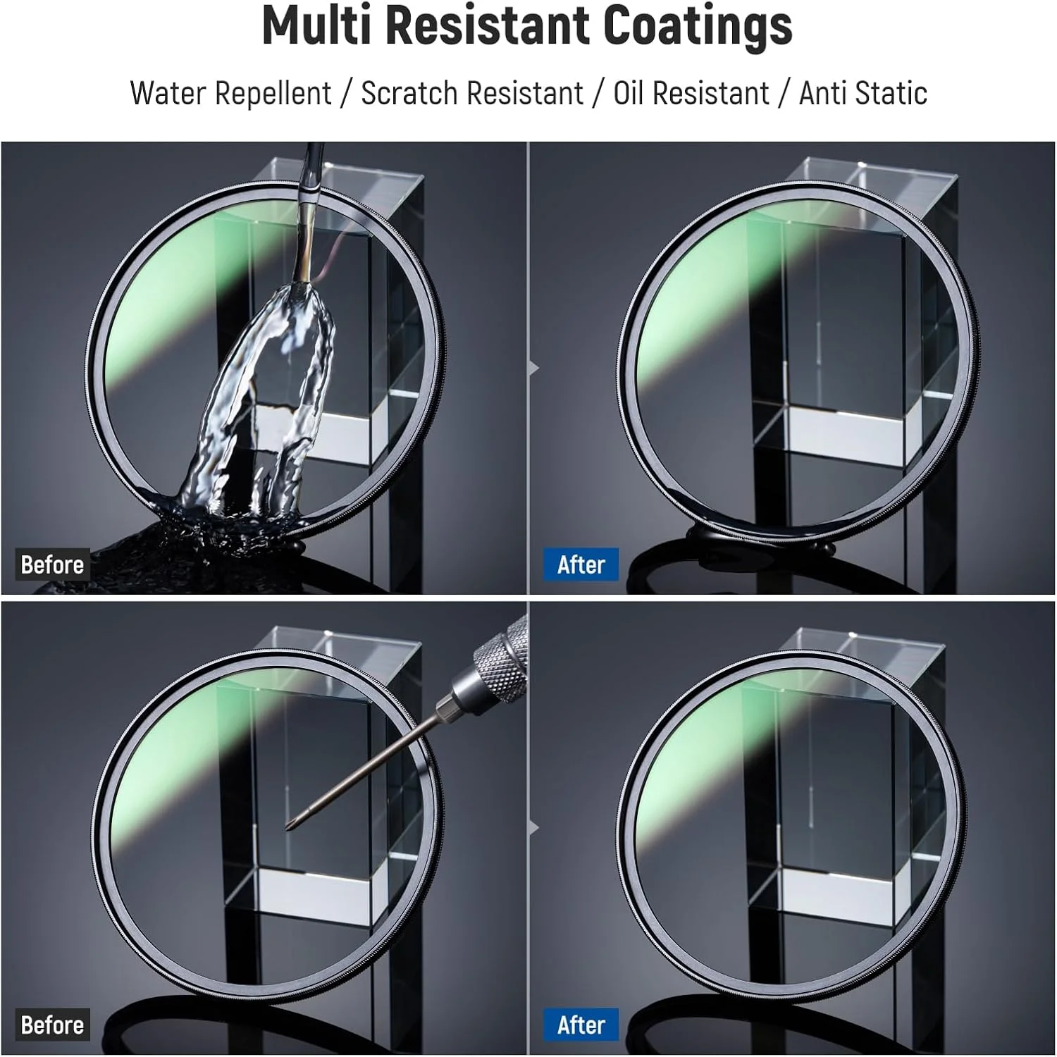 مجموعه فیلتر 77 میلیمتری NEEWER شامل CPL + Black Mist Diffusion 1/4 (بسته 2 عددی)، فیلتر پلاریزه دایرهای شیشه اپتیکال چندلایه و فیلتر جلوههای سینمایی نرم و رویایی برای لنز دوربین مجموعه فیلتر 77 میلیمتری NEEWER شامل CPL + Black Mist Diffusion 1/4 (بسته 2 عددی)، فیلتر پلاریزه دایرهای شیشه اپتیکال چندلایه و فیلتر جلوههای سینمایی نرم و رویایی برای لنز دوربین