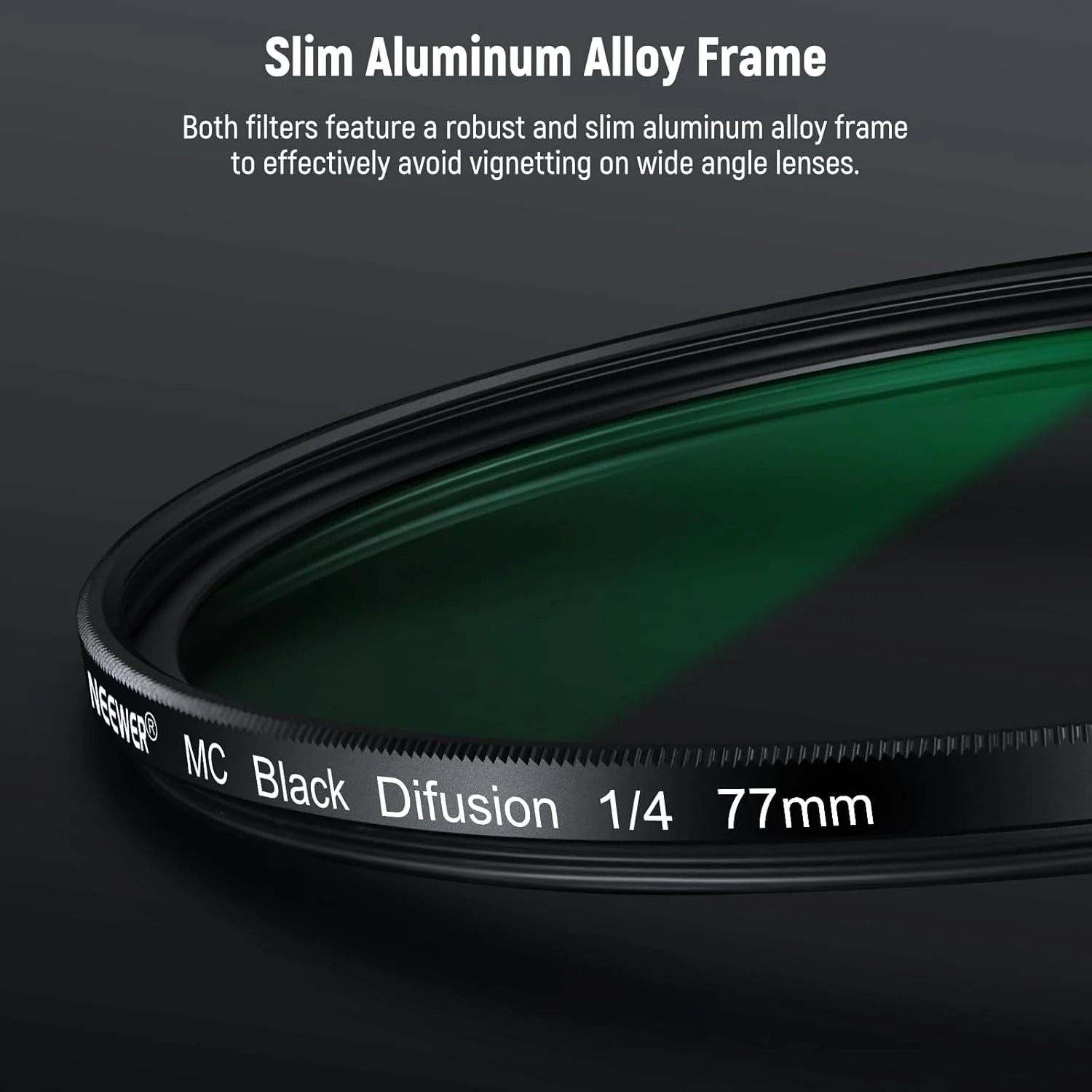 مجموعه فیلتر 77 میلیمتری NEEWER شامل CPL + Black Mist Diffusion 1/4 (بسته 2 عددی)، فیلتر پلاریزه دایرهای شیشه اپتیکال چندلایه و فیلتر جلوههای سینمایی نرم و رویایی برای لنز دوربین مجموعه فیلتر 77 میلیمتری NEEWER شامل CPL + Black Mist Diffusion 1/4 (بسته 2 عددی)، فیلتر پلاریزه دایرهای شیشه اپتیکال چندلایه و فیلتر جلوههای سینمایی نرم و رویایی برای لنز دوربین