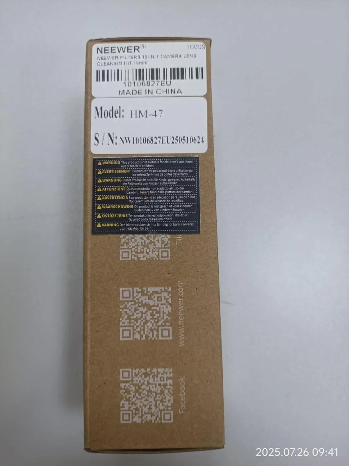 کیت تمیز کننده لنز دوربین نیور 12 در 1 برای دوربین های DSLR، لوازم الکترونیکی، تلفن ها، تبلت ها، 10 عدد سواب تمیز کننده برای سنسور 16 میلی متری APS-C + 1 عدد اسپری تمیز کننده + 1 عدد پارچه، HM-47