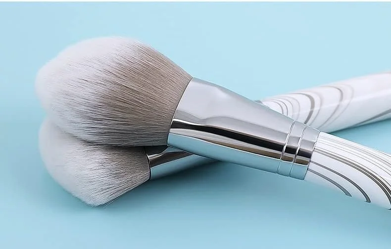 ست برس آرایشی 11 عددی SKipdr موی فیبر حرفه ای دسته طرح سنگ مرمر به همراه کیف ست برس آرایشی 11 عددی SKipdr موی فیبر حرفه ای دسته طرح سنگ مرمر به همراه کیف