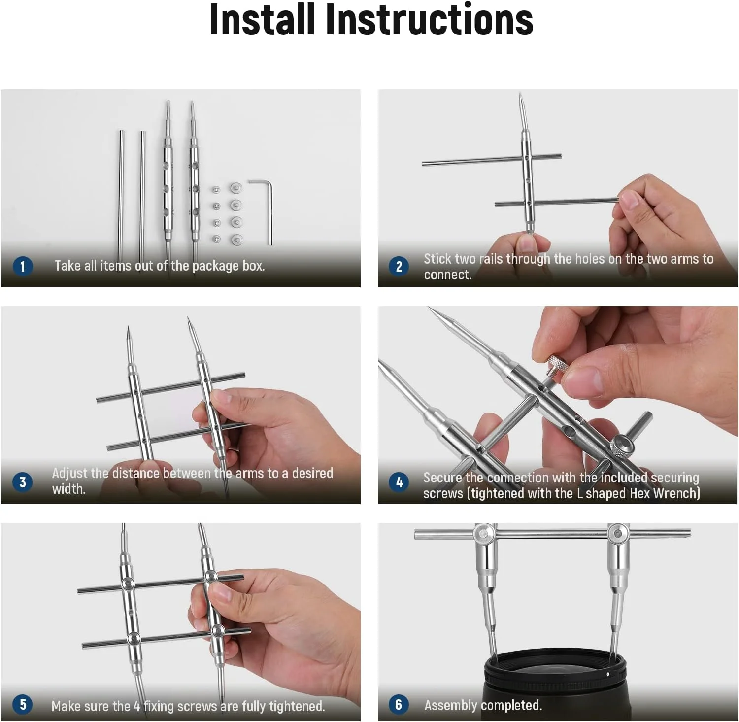 کیت مکنده لنز و آچار NEEWER، قلم مکش خلاء IC با 7 فنجان مکش قابل تعویض و نوک های منحنی، آچار لنز دوربین ابزار فولاد ضد زنگ برای تعمیر و تمیز کردن لنز کیت مکنده لنز و آچار NEEWER، قلم مکش خلاء IC با 7 فنجان مکش قابل تعویض و نوک های منحنی، آچار لنز دوربین ابزار فولاد ضد زنگ برای تعمیر و تمیز کردن لنز