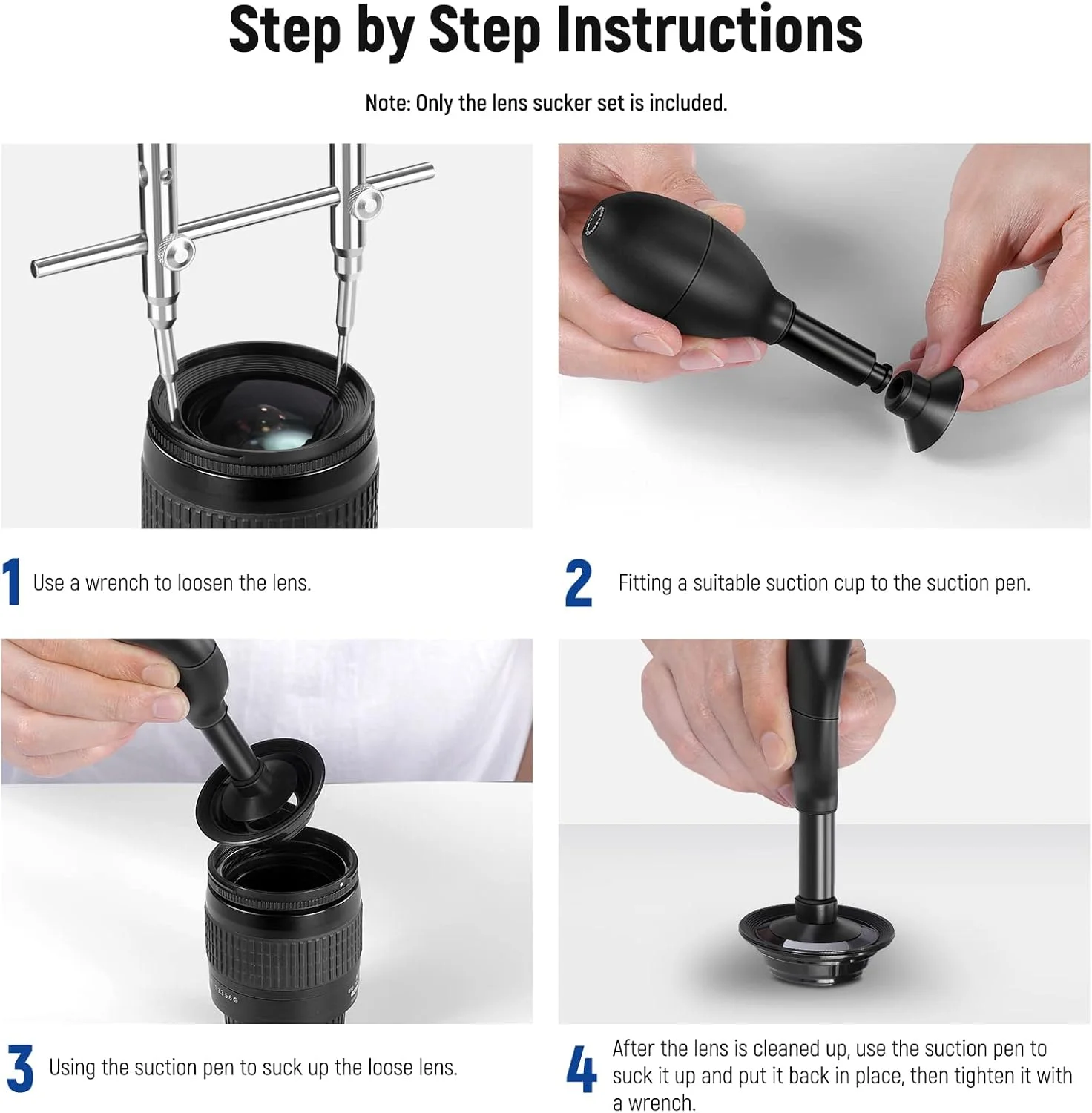 کیت مکنده لنز و آچار NEEWER، قلم مکش خلاء IC با 7 فنجان مکش قابل تعویض و نوک های منحنی، آچار لنز دوربین ابزار فولاد ضد زنگ برای تعمیر و تمیز کردن لنز کیت مکنده لنز و آچار NEEWER، قلم مکش خلاء IC با 7 فنجان مکش قابل تعویض و نوک های منحنی، آچار لنز دوربین ابزار فولاد ضد زنگ برای تعمیر و تمیز کردن لنز