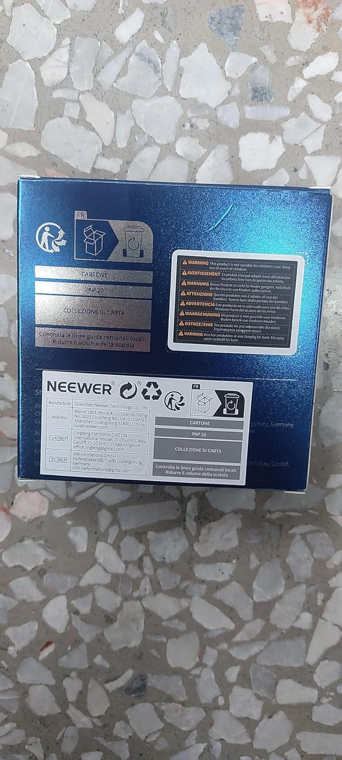 فیلتر ND متغیر NEEWER سازگار با لوازم جانبی DJI Osmo Pocket 3 Creator Combo، فیلتر مغناطیسی با چگالی خنثی قابل تنظیم ND2-32 برای لنز دوربین اکشن، 2 محافظ صفحه نمایش، 2 پارچه تمیز کننده