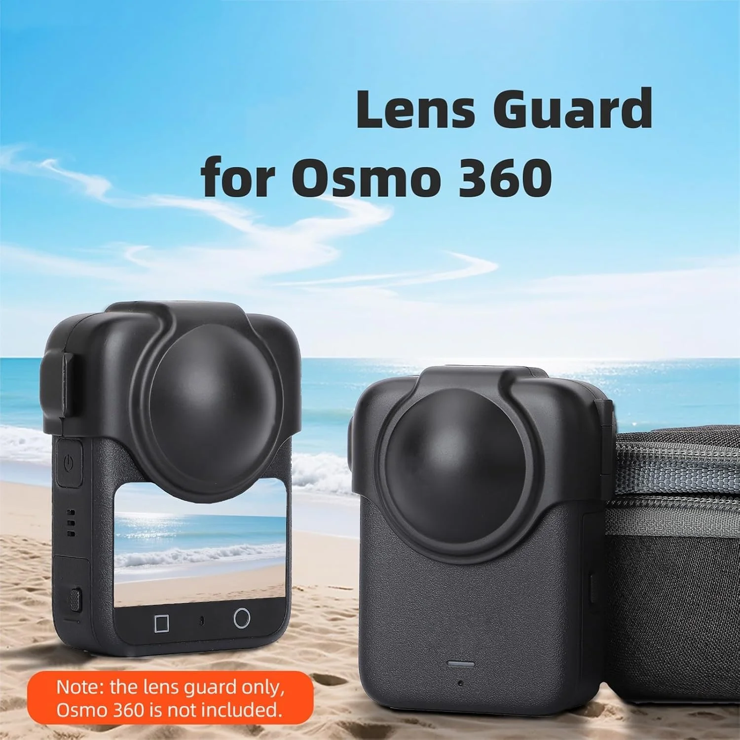 محافظ لنز eWINNER برای دوربین پانورامای 360 درجه DJI Osmo - پوشش لنز با طراحی سگکی، ضد خش و ضد افتادن، لوازم جانبی Osmo 360