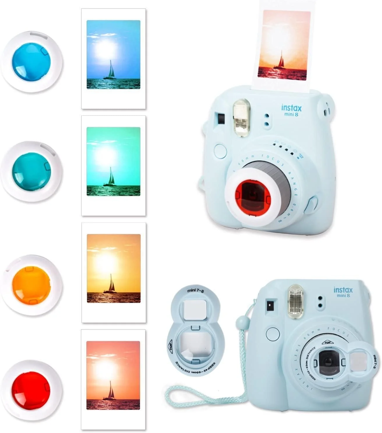کیت 9 در 1 eWINNER سازگار با دوربین فیلم فوری فوجیفیلم اینستکس مینی 9/8s/8 شامل کیف دوربین، بند، آینه سلفی، فیلتر، آلبوم، قاب عکس، دفترچه رومیزی و لوازم جانبی برچسب عکس کیت 9 در 1 eWINNER سازگار با دوربین فیلم فوری فوجیفیلم اینستکس مینی 9/8s/8 شامل کیف دوربین، بند، آینه سلفی، فیلتر، آلبوم، قاب عکس، دفترچه رومیزی و لوازم جانبی برچسب عکس