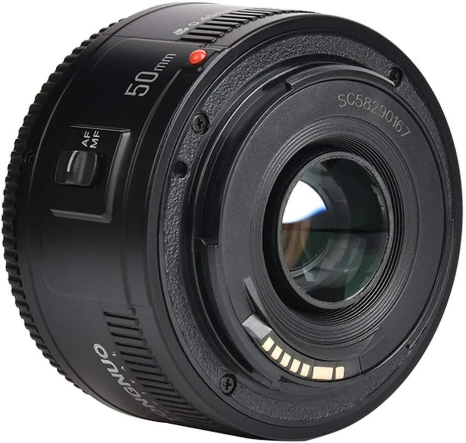 لنز استاندارد و پرایم یونگنو EF YN 50mm F/1.8 1:1.8 برای دوربین دیجیتال کانن ریبل، سازگار با مدلهای 1100D، 1200D، 1300D، 1500D، 700D، 750D، 800D، 200D، 70D، 80D لنز استاندارد و پرایم یونگنو EF YN 50mm F/1.8 1:1.8 برای دوربین دیجیتال کانن ریبل، سازگار با مدلهای 1100D، 1200D، 1300D، 1500D، 700D، 750D، 800D، 200D، 70D، 80D