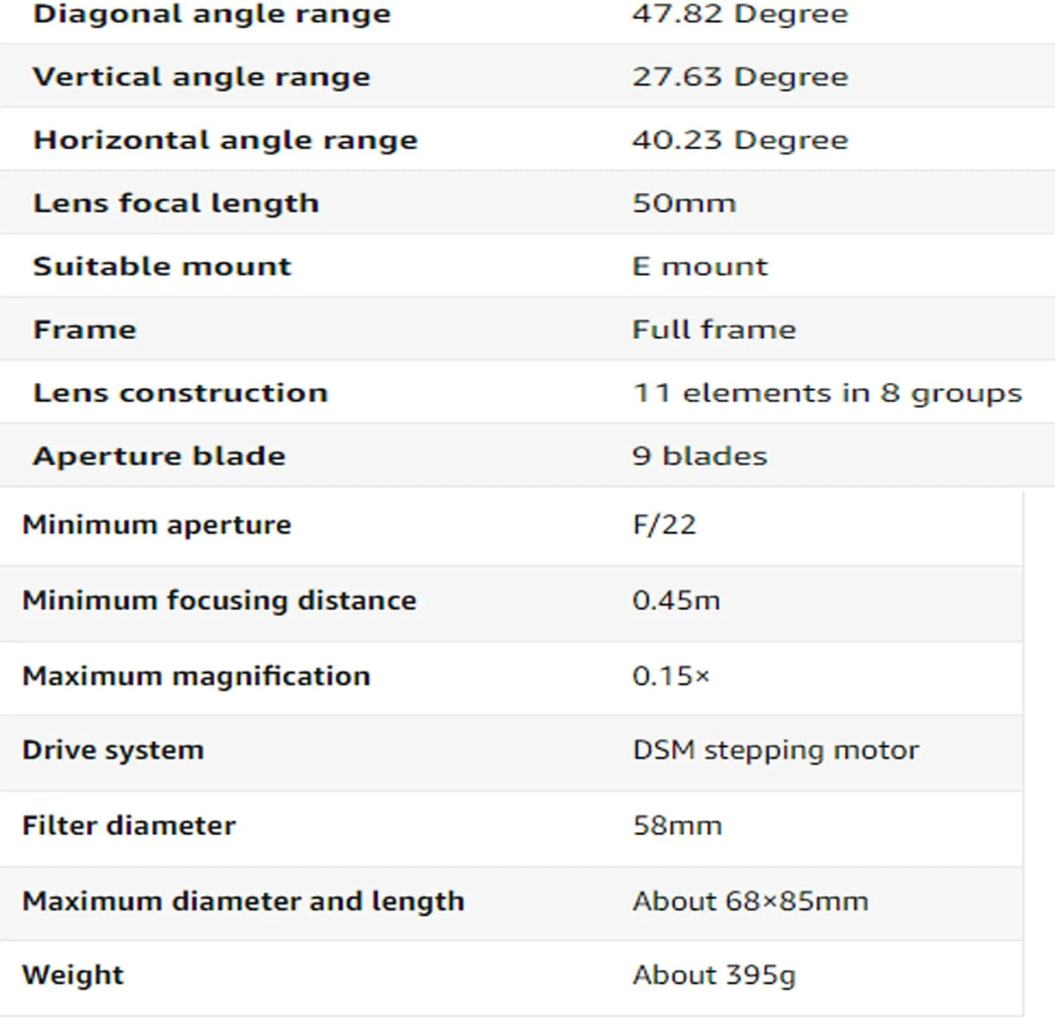 لنز یونگنو YN50MM F1.8S DF DSM برای سونی، لنز پرایم استاندارد فول فریم با فوکوس خودکار، سازگار با دوربین های Sony E Mount لنز یونگنو YN50MM F1.8S DF DSM برای سونی، لنز پرایم استاندارد فول فریم با فوکوس خودکار، سازگار با دوربین های Sony E Mount