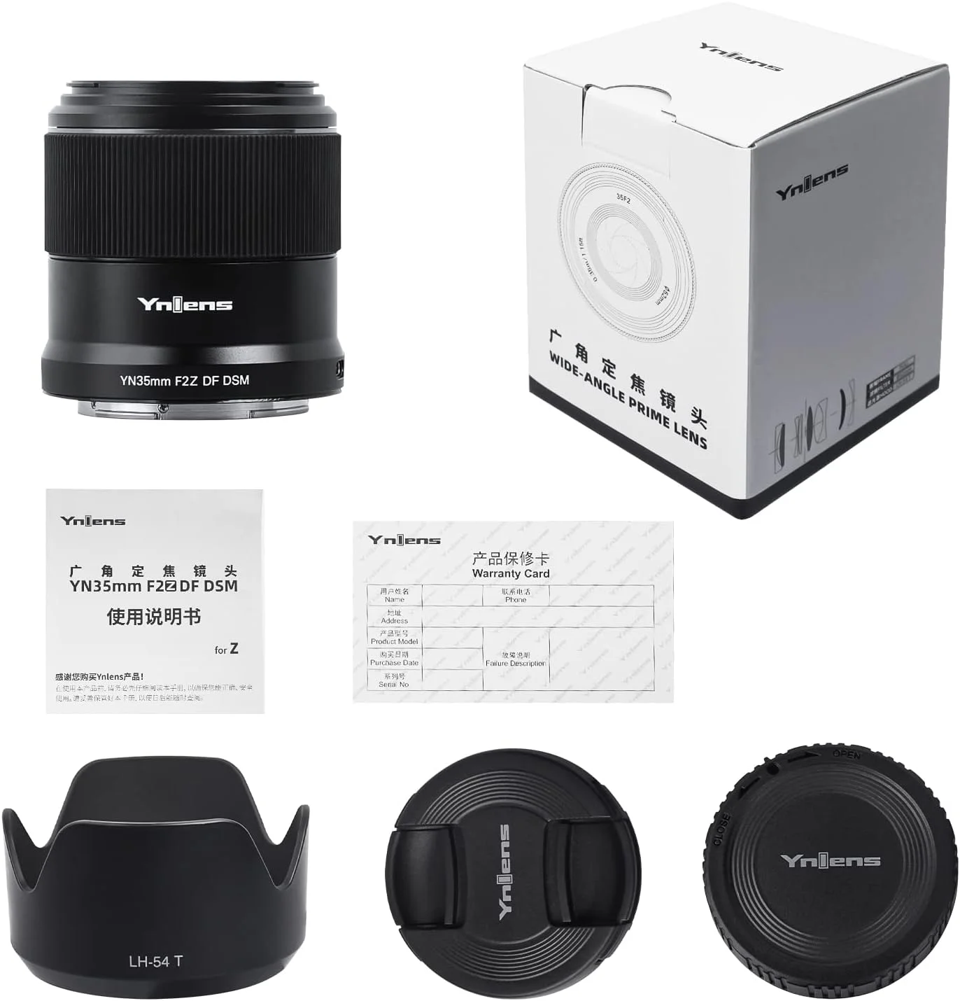 لنز YONGNUO YN35MMF2Z DF DSM AF/MF سازگار با Nikon Z Mount لنز YONGNUO YN35MMF2Z DF DSM AF/MF سازگار با Nikon Z Mount