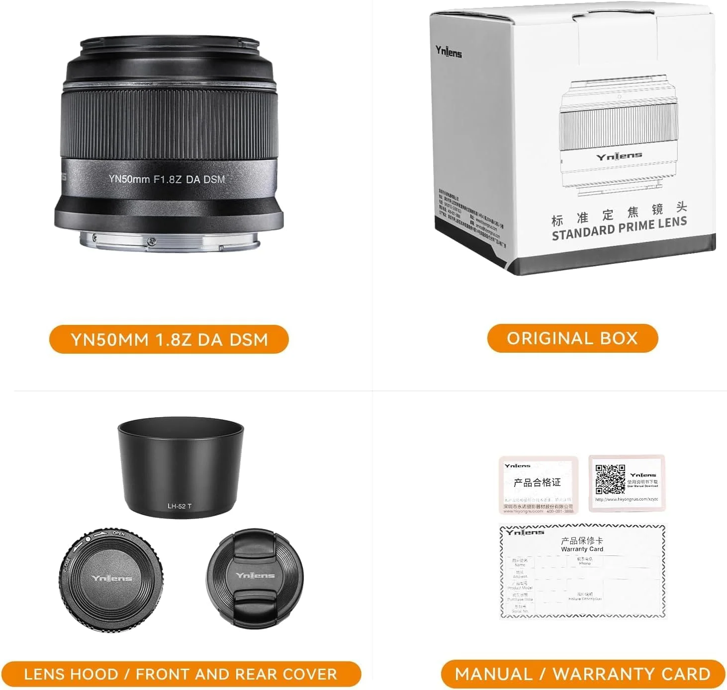 لنز استاندارد پرایم 50 میلیمتری YONGNUO YN50MM F1.8Z با فوکوس خودکار، فریم APS-C برای دوربینهای بدون آینه Nikon Z Mount مدلهای ZFC Z30 Z50 Z5 Z6 Z7 Z6II Z7II Z30 Z50 Z8 Z9 لنز استاندارد پرایم 50 میلیمتری YONGNUO YN50MM F1.8Z با فوکوس خودکار، فریم APS-C برای دوربینهای بدون آینه Nikon Z Mount مدلهای ZFC Z30 Z50 Z5 Z6 Z7 Z6II Z7II Z30 Z50 Z8 Z9