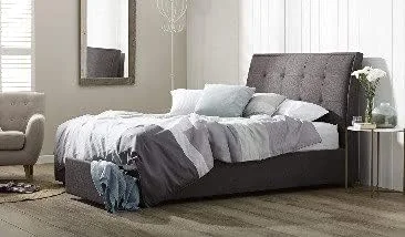 تخت خواب روکش دار SG ELY با دو کشو - سایز یک نفره (120cmx200cm) (سبز) تخت خواب روکش دار SG ELY با دو کشو - سایز یک نفره (120cmx200cm) (سبز)