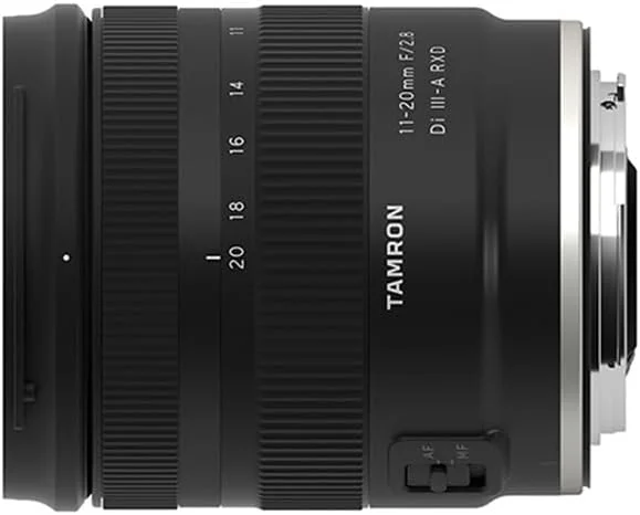 لنز زوم فوق عریض Tamron 11-20mm F/2.8 Di III-A RXD برای دوربین های بدون آینه APS-C با مانت Canon RF