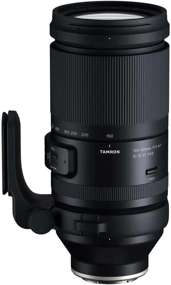 لنز تامرون 150-500mm f/5-6.7 Di III VC VXD برای دوربین های فول فریم بدون آینه سونی نسخه امارات