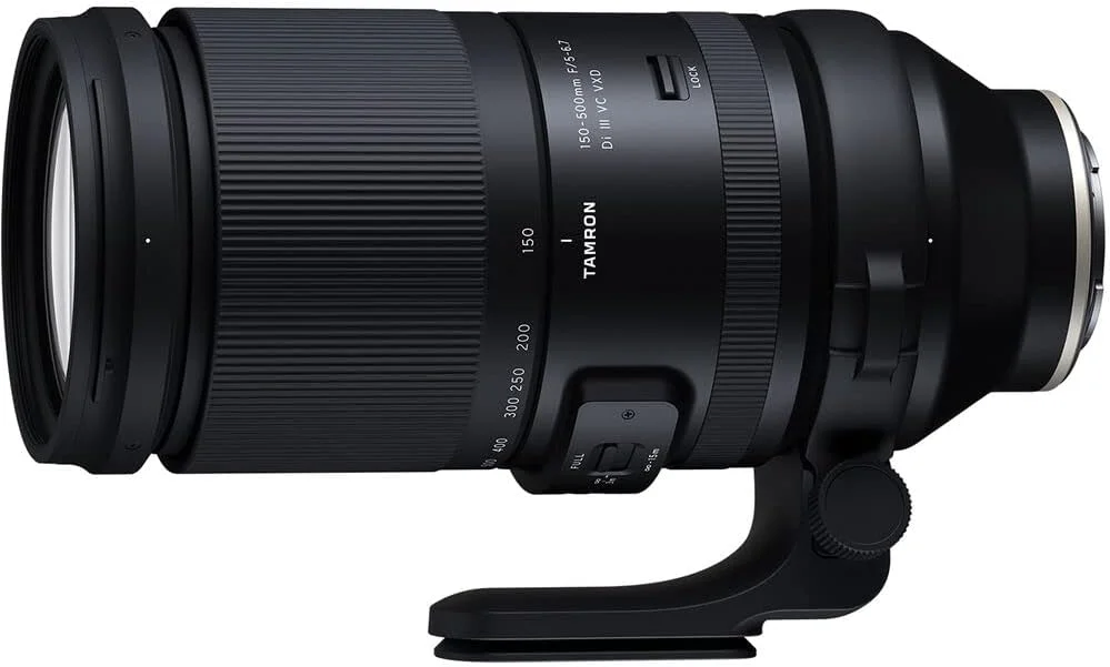 لنز تامرون 150-500mm f/5-6.7 Di III VC VXD برای دوربین های فول فریم بدون آینه سونی نسخه امارات لنز تامرون 150-500mm f/5-6.7 Di III VC VXD برای دوربین های فول فریم بدون آینه سونی نسخه امارات