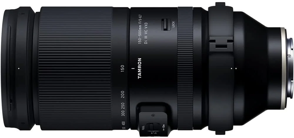 لنز تامرون 150-500mm f/5-6.7 Di III VC VXD برای دوربین های فول فریم بدون آینه سونی نسخه امارات لنز تامرون 150-500mm f/5-6.7 Di III VC VXD برای دوربین های فول فریم بدون آینه سونی نسخه امارات