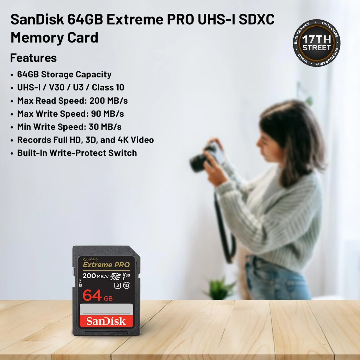 لنز تامرون 28-75mm f/2.8 Di III VXD G2 (مانت سونی E) به همراه فوکوس خودکار سریع و فوکوس نزدیک 7.1 اینچی، کارت حافظه 64 گیگابایتی Extreme PRO SDXC با سرعت خواندن 200 مگابایت بر ثانیه، فیلتر UV تیفن 67 میلیمتری و کیت کوله پشتی دوربین لنز تامرون 28-75mm f/2.8 Di III VXD G2 (مانت سونی E) به همراه فوکوس خودکار سریع و فوکوس نزدیک 7.1 اینچی، کارت حافظه 64 گیگابایتی Extreme PRO SDXC با سرعت خواندن 200 مگابایت بر ثانیه، فیلتر UV تیفن 67 میلیمتری و کیت کوله پشتی دوربین