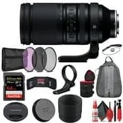 لنز تامرون 150-500mm f/5-6.7 Di III VXD برای Sony E-Mount (AFA057S-700) همراه با: کارت SD 64 گیگابایتی، کوله پشتی، مجموعه فیلتر 82 میلی متری، کیف لنز 10 اینچی، کیف کارت SD، درپوش لنز، تمیز کننده لنز (مدل بین المللی) لنز تامرون 150-500mm f/5-6.7 Di III VXD برای Sony E-Mount (AFA057S-700) همراه با: کارت SD 64 گیگابایتی، کوله پشتی، مجموعه فیلتر 82 میلی متری، کیف لنز 10 اینچی، کیف کارت SD، درپوش لنز، تمیز کننده لنز (مدل بین المللی)