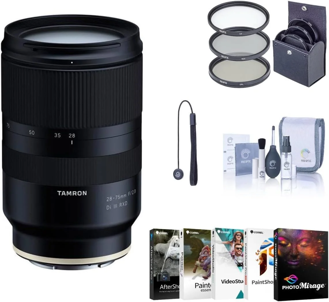 لنز تامرون 28-75mm f/2.8 Di III VXD G2 برای Sony E به همراه کیت لوازم جانبی