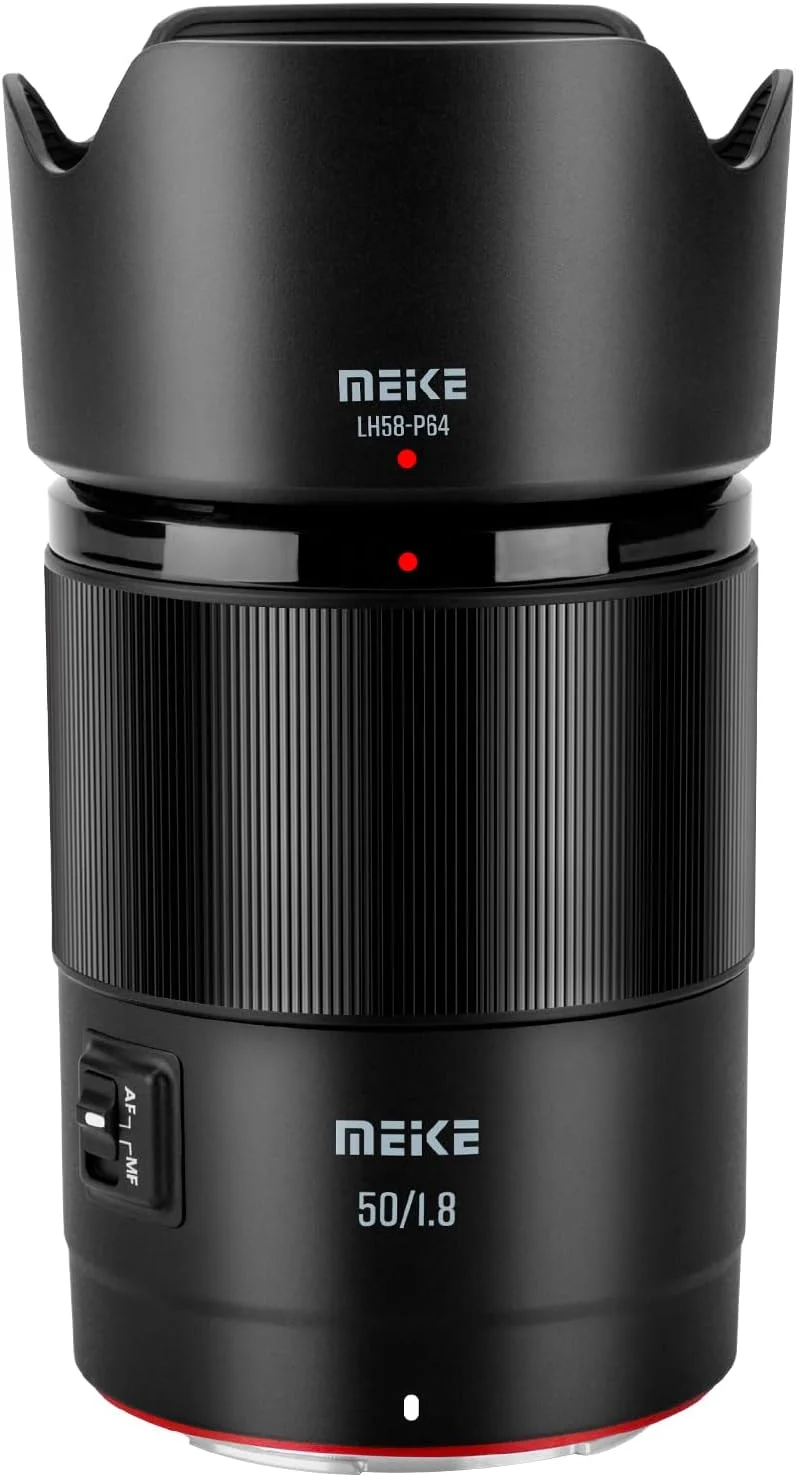 لنز پرایم ثابت 50 میلی‌متری Meike F1.8 فول فریم AF STM (موتور پله‌ای) با فوکوس خودکار و دیافراگم استاندارد برای دوربین‌های بدون آینه Nikon Z Mount مدل‌های Z5 Z6 Z7 Z9 Z6II Z7II