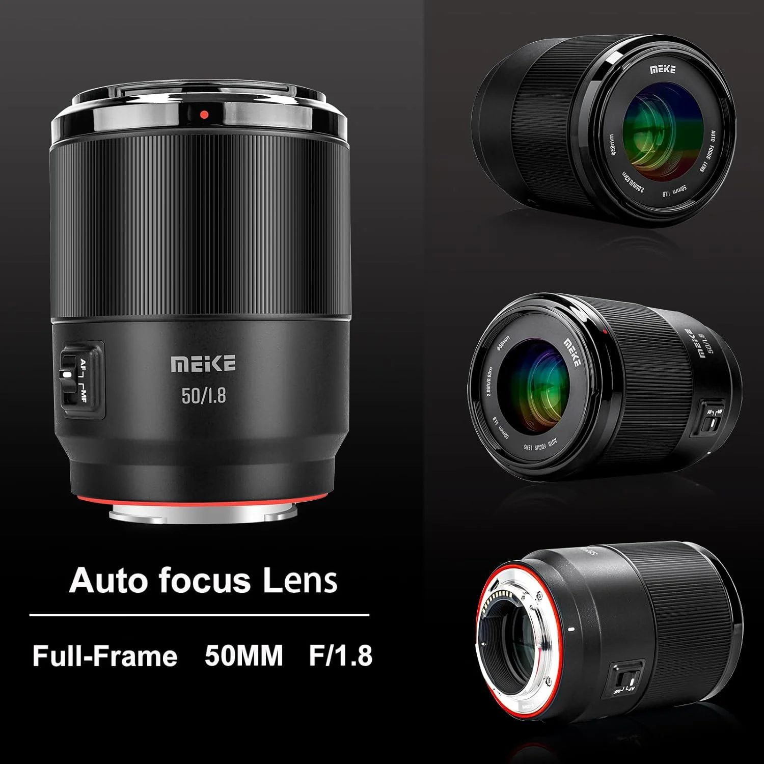 لنز پرایم ثابت 50 میلیمتری Meike F1.8 فول فریم AF STM (موتور پلهای) با فوکوس خودکار و دیافراگم استاندارد برای دوربینهای بدون آینه Nikon Z Mount مدلهای Z5 Z6 Z7 Z9 Z6II Z7II لنز پرایم ثابت 50 میلیمتری Meike F1.8 فول فریم AF STM (موتور پلهای) با فوکوس خودکار و دیافراگم استاندارد برای دوربینهای بدون آینه Nikon Z Mount مدلهای Z5 Z6 Z7 Z9 Z6II Z7II