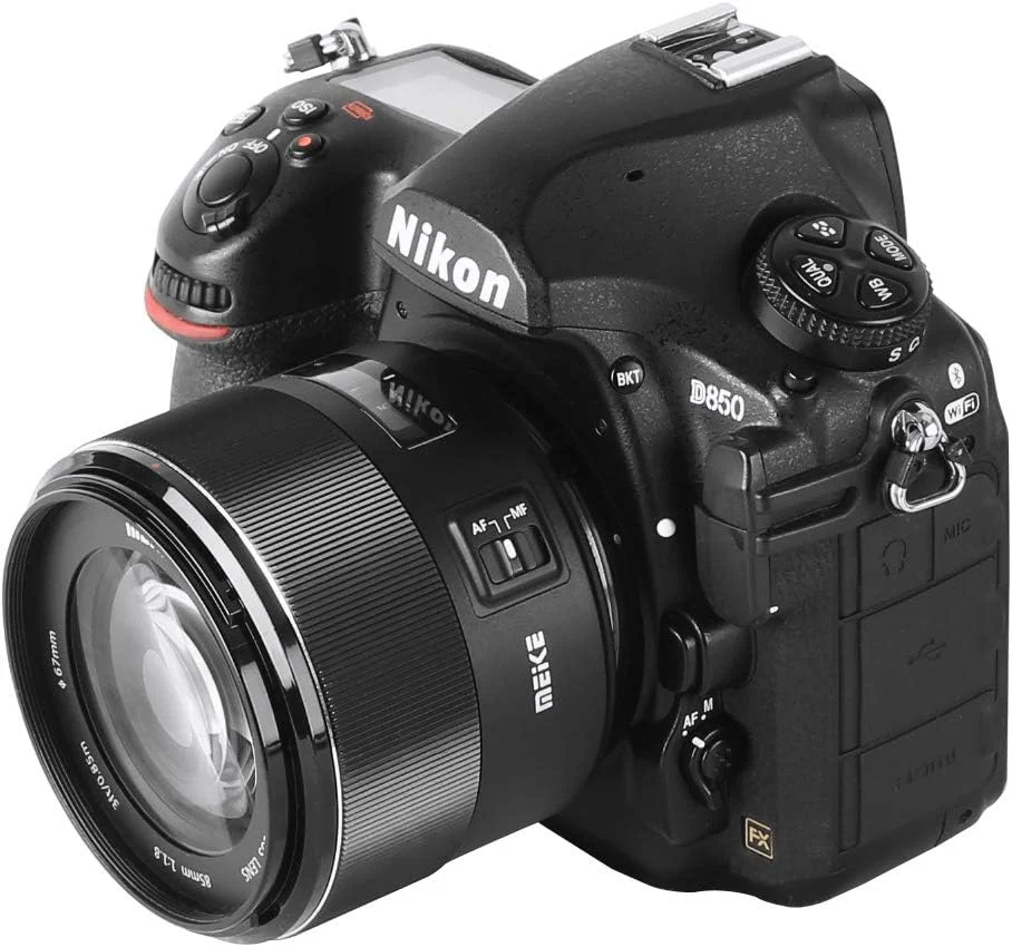 لنز تله فوتو 85 میلیمتری Meike با دیافراگم بزرگ f1.8 و فوکوس خودکار فول فریم برای دوربینهای DSLR نیکون با مانت F سازگار با بدنه APS C مانند 610 D750 D780 D810 D850 D3300 D3500 D5100 D5200 D5300 D7100 D7200 لنز تله فوتو 85 میلیمتری Meike با دیافراگم بزرگ f1.8 و فوکوس خودکار فول فریم برای دوربینهای DSLR نیکون با مانت F سازگار با بدنه APS C مانند 610 D750 D780 D810 D850 D3300 D3500 D5100 D5200 D5300 D7100 D7200