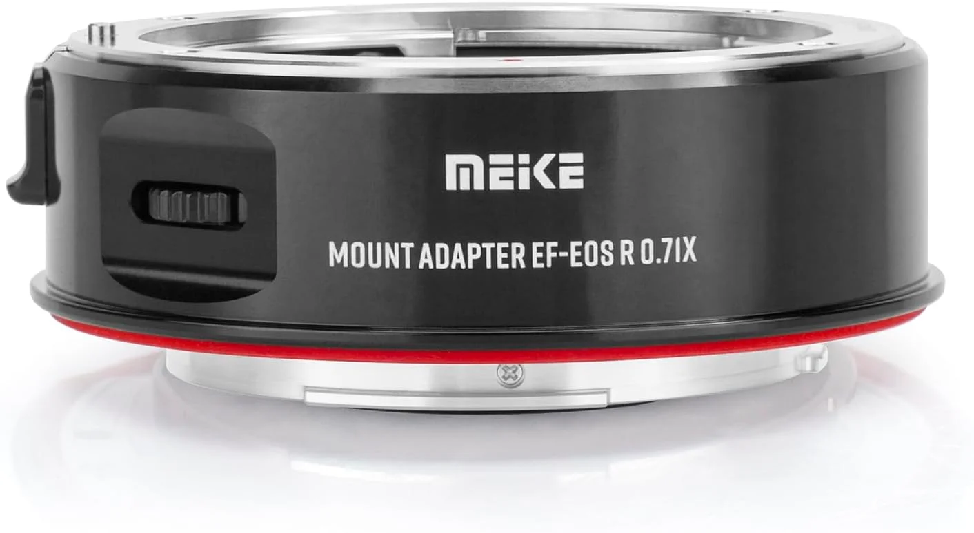 آداپتور لنز Meike EFTR-0.71X، بوستر سرعت 0.71x، مبدل مانت لنز کاهنده فاصله کانونی برای لنزهای مانت Canon EF به دوربین های Canon APS-C EOS R10