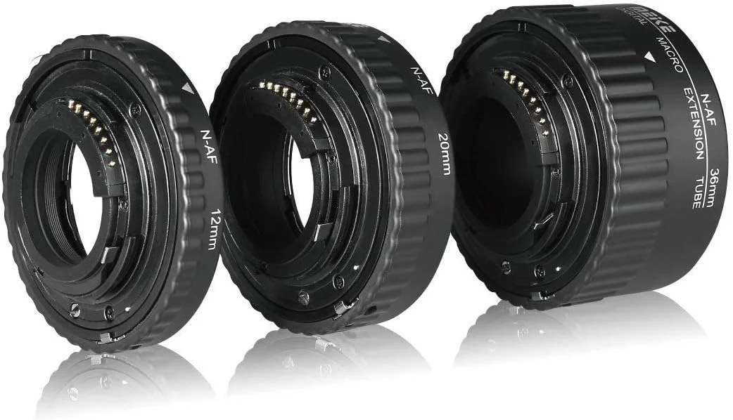 مجموعه لوله های افزایش فاصله ماکرو با فوکوس خودکار MEIKE MK-N-AF1-B برای دوربین های DSLR نیکون 10MM 20MM 36MM D80 D90 D300 D300S D800 D3100 D3200 D3400 D5000 D51000 D5200 D7000 D7100 و غیره (دهانه فلزی، بدنه پلاستیکی) مجموعه لوله های افزایش فاصله ماکرو با فوکوس خودکار MEIKE MK-N-AF1-B برای دوربین های DSLR نیکون 10MM 20MM 36MM D80 D90 D300 D300S D800 D3100 D3200 D3400 D5000 D51000 D5200 D7000 D7100 و غیره (دهانه فلزی، بدنه پلاستیکی)