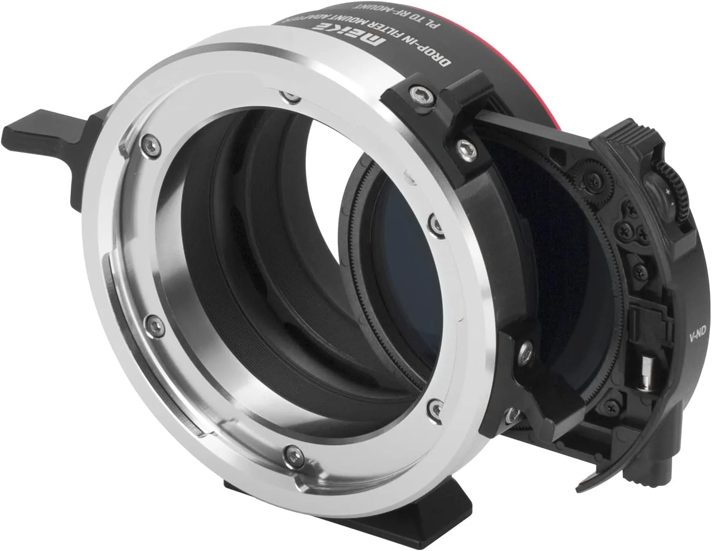 آداپتور لنز فوکوس دستی Meike MK-PLTRF-C VND با فیلترهای متغیر ND و UV شفاف برای لنزهای سینمایی سری ARRI PL-Mount به دوربین های Canon EOS R و EOS RP R5 R5C R6