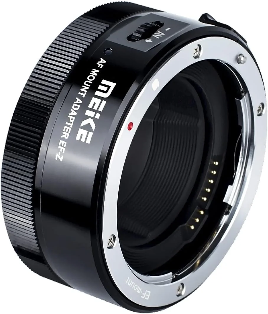 آداپتور مانت فوکوس خودکار Meike MK-EFTZ-B برای لنزهای Canon EF/EF-S به دوربین های سری Nikon Z مدل های Z5 Z6 Z7 Z50 Z6II Z7II