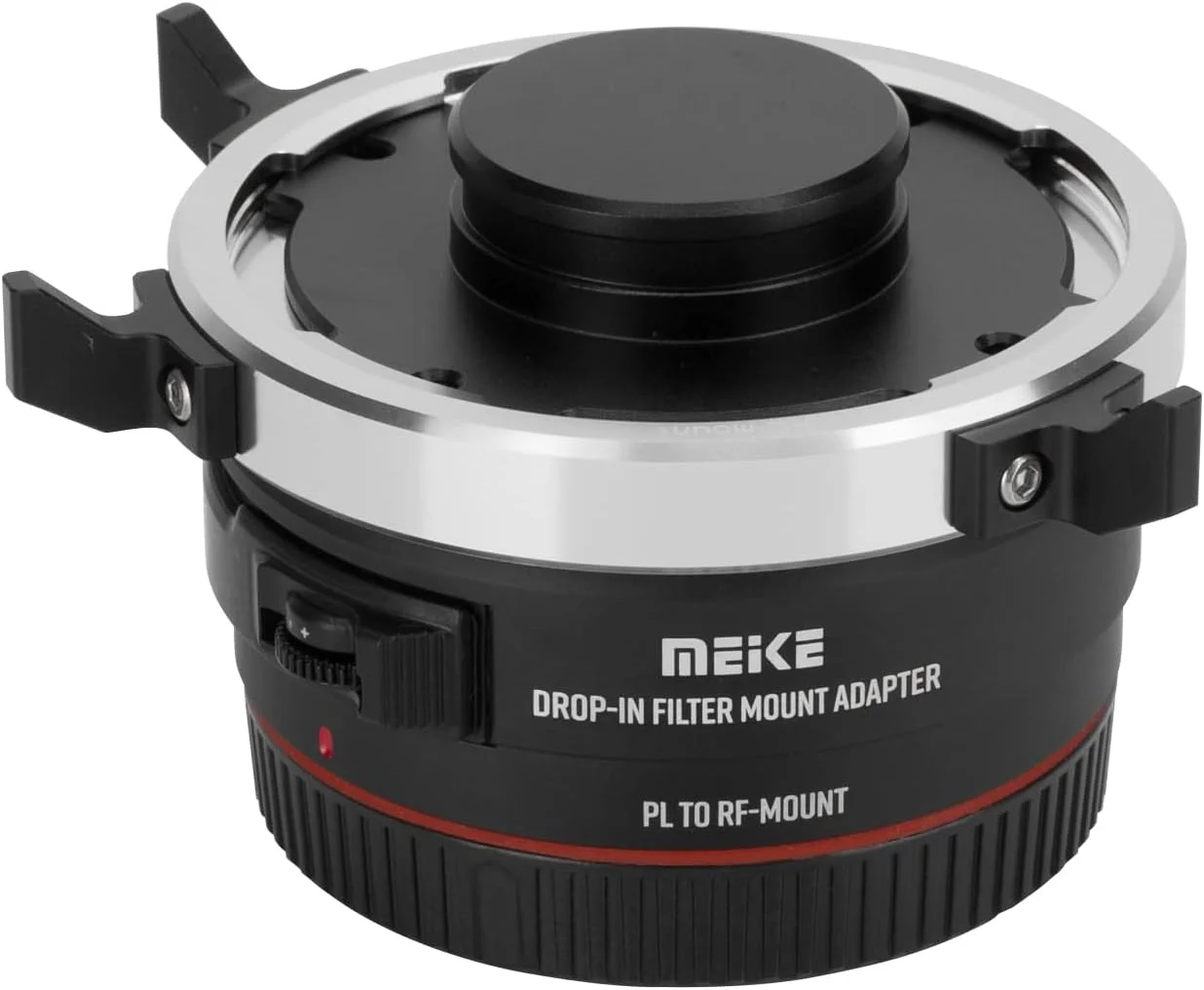 آداپتور لنز فوکوس دستی Meike MK-PLTRF-C VND با فیلترهای متغیر ND و UV شفاف برای لنزهای سینمایی سری ARRI PL-Mount به دوربین های Canon EOS R و EOS RP R5 R5C R6