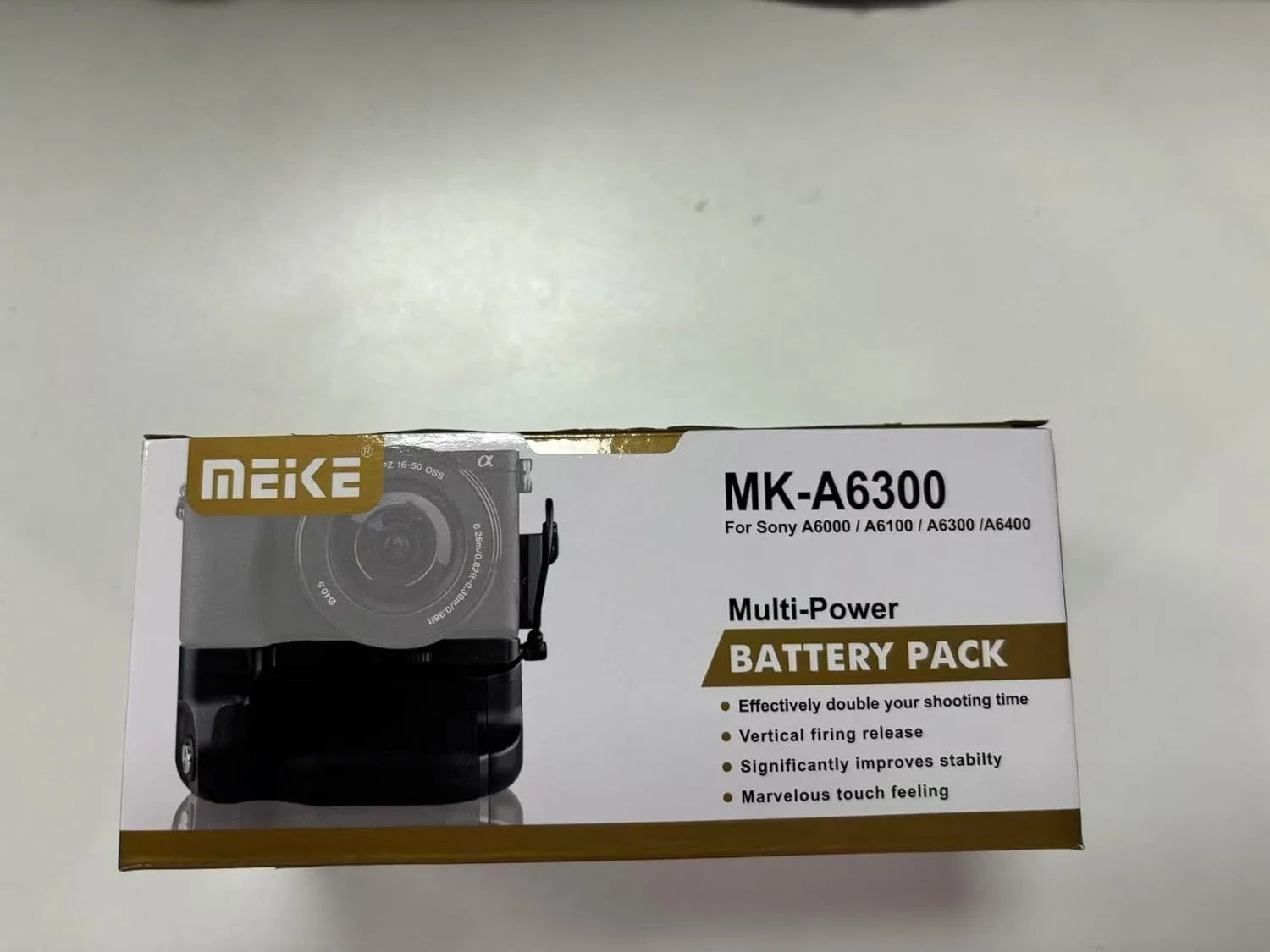 نگهدارنده باتری عمودی Meike MK-A6300 برای دوربین های سونی A6300 و A6000