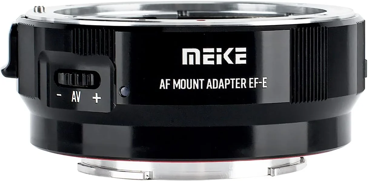آداپتور مانت فوکوس خودکار Meike MK-EFTE-B برای لنزهای Canon EF/EF-S به دوربین های Sony E Mount مدل A7SII A7 A6000 A6500 A7SIII A9
