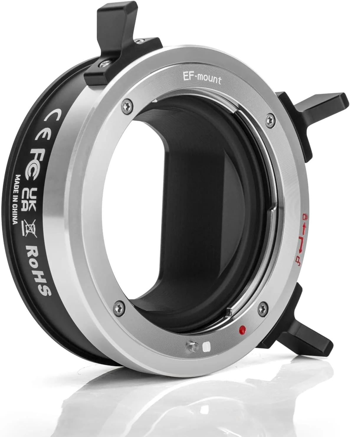 مبدل لنز تمام فلزی Meike MK-EFTR-AL با قابلیت فوکوس خودکار برای اتصال لنزهای Canon EF/EF-S به دوربین های Canon EOS-R EOS-RP R5 R5C R6 R7 R10 و RED Komodo