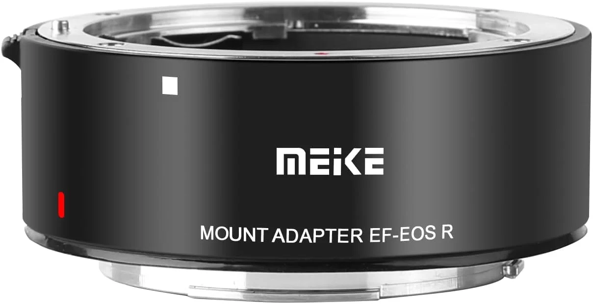 آداپتور لنز فلزی Meike MK-EFTR-A با پشتیبانی از فول فریم و فوکوس خودکار، مبدل مانت لنز Canon EF به دوربین های EOS-R EOS-RP R5 R6 و RED Komodo