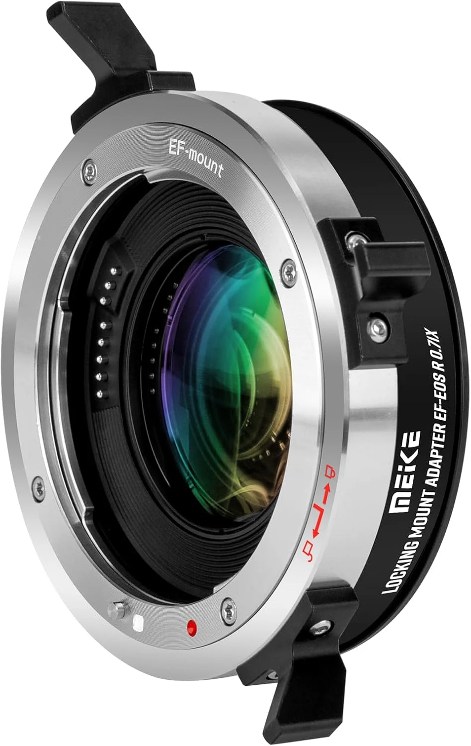 آداپتور مانت لنز قفل‌شونده Meike EFTR-071XL با بوستر سرعت 0.71x کاهنده فاصله کانونی، مبدل مانت لنز با بوستر سرعت برای لنزهای مانت Canon EF به دوربین‌های Canon APS-C EOS R7 R10