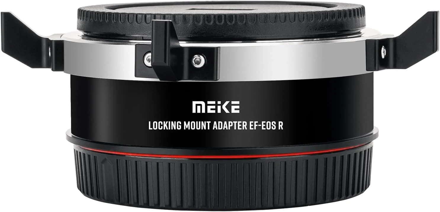 آداپتور لنز Meike MK-EFTR-AL با قفل فوکوس خودکار برای لنزهای با مانت Canon EF به دوربین های با مانت Canon RF مدل های EOS-R EOS-RP R5 R6 R7 R10 C70 و دوربین های RED Komodo