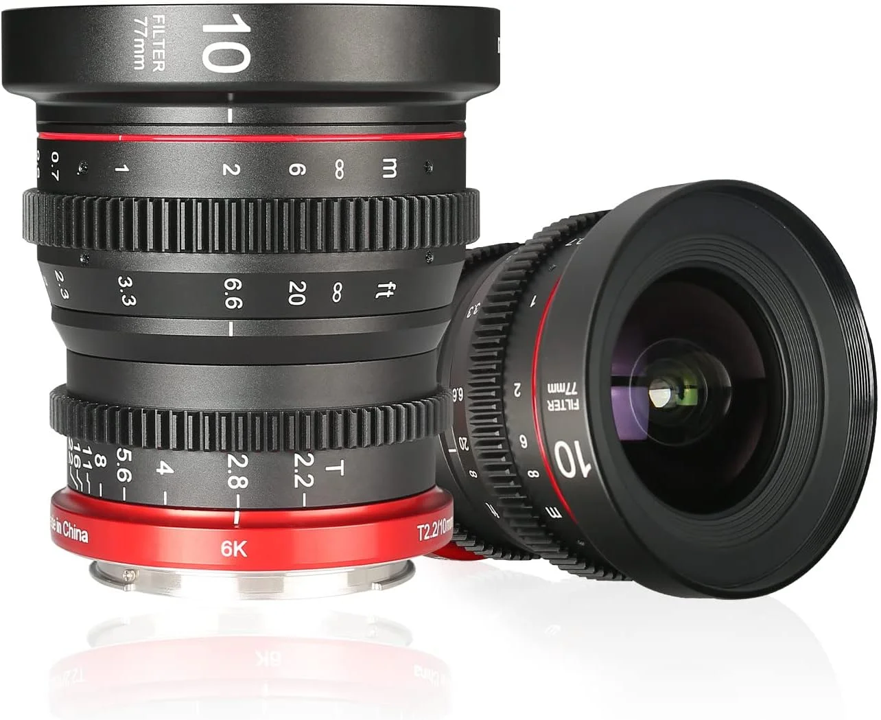 لنز سینمایی مینی 10 میلیمتری Meike با دیافراگم T2.2 و فوکوس دستی برای دوربینهای APS-C با مانت Canon RF لنز سینمایی مینی 10 میلیمتری Meike با دیافراگم T2.2 و فوکوس دستی برای دوربینهای APS-C با مانت Canon RF