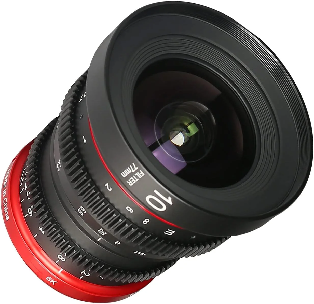 لنز سینمایی مینی 10 میلیمتری Meike با دیافراگم T2.2 و فوکوس دستی برای دوربینهای APS-C با مانت Canon RF لنز سینمایی مینی 10 میلیمتری Meike با دیافراگم T2.2 و فوکوس دستی برای دوربینهای APS-C با مانت Canon RF