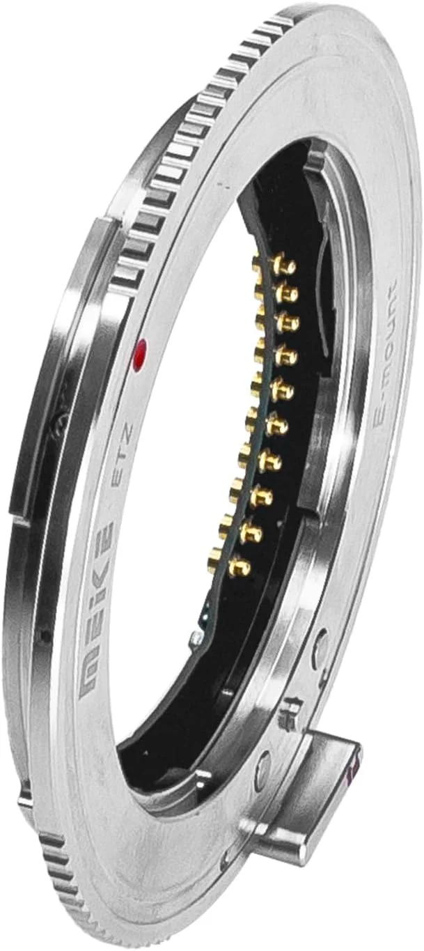 آداپتور لنز مانت فلزی فوکوس خودکار Meike MK-ETZ، پشتیبانی از مبدل دیافراگم خودکار دستی برای لنزهای Sony E-mount به دوربین های بدون آینه سری Z مدل های Z5 Z6 Z7 Z50 Z6II Z7II