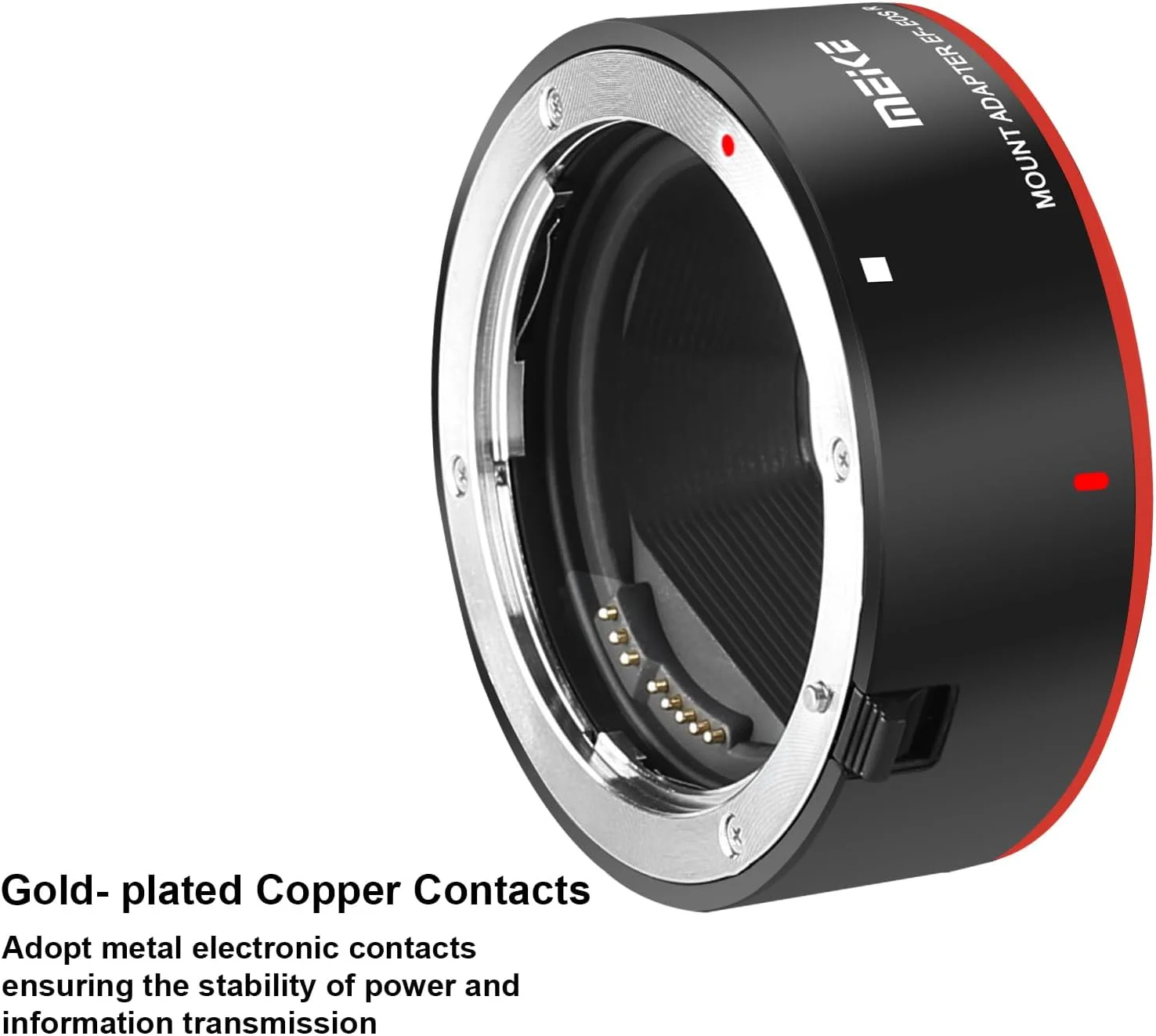 آداپتور لنز فلزی Meike EF-EOSR با فوکوس خودکار، مبدل مانت لنز Canon EF/EF-S به دوربین های EOS-R EOS-RP R5 R6 R7 R10 C70 و RED Komodo آداپتور لنز فلزی Meike EF-EOSR با فوکوس خودکار، مبدل مانت لنز Canon EF/EF-S به دوربین های EOS-R EOS-RP R5 R6 R7 R10 C70 و RED Komodo