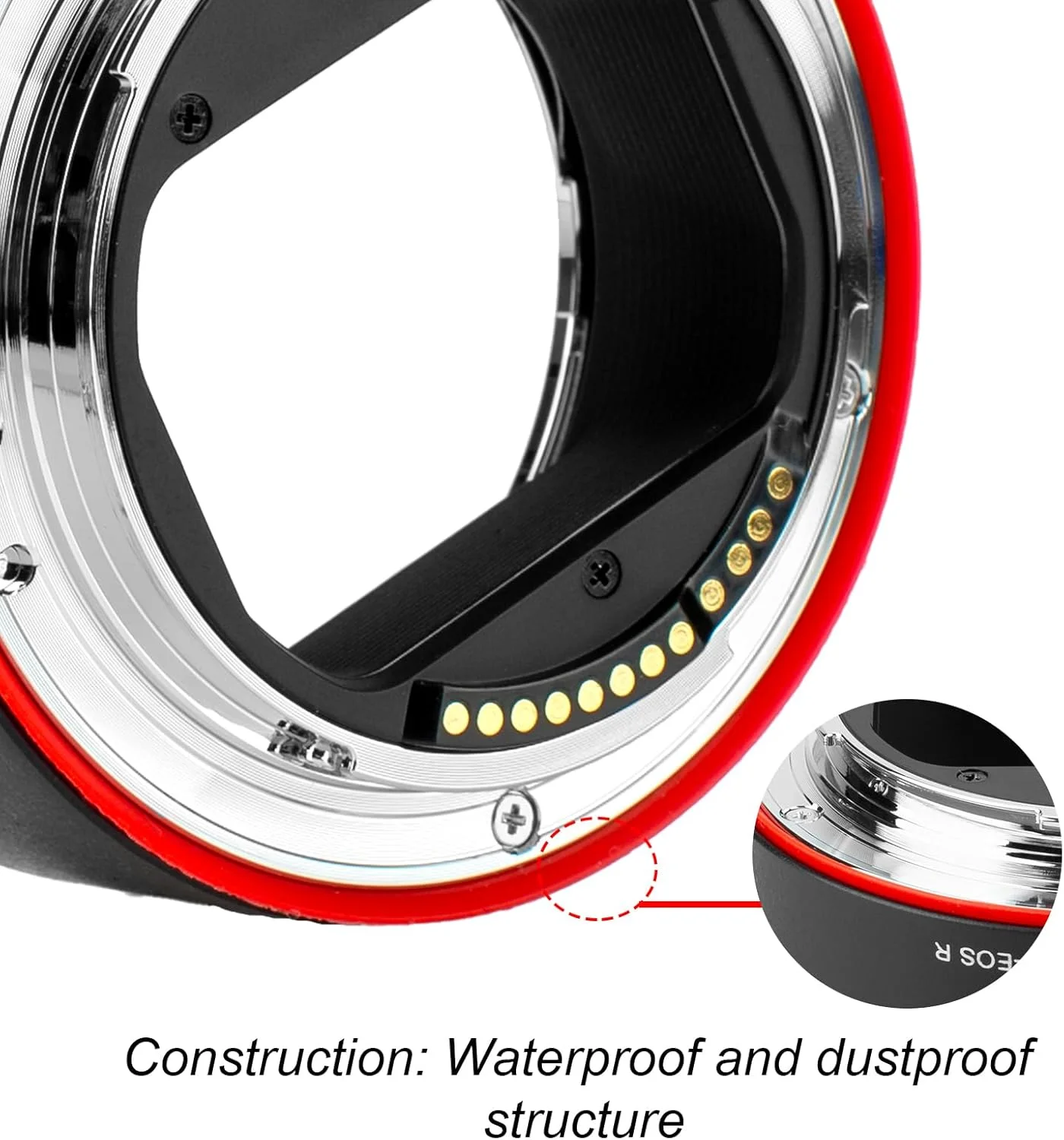 آداپتور لنز فلزی Meike EF-EOSR با فوکوس خودکار، مبدل مانت لنز Canon EF/EF-S به دوربین های EOS-R EOS-RP R5 R6 R7 R10 C70 و RED Komodo آداپتور لنز فلزی Meike EF-EOSR با فوکوس خودکار، مبدل مانت لنز Canon EF/EF-S به دوربین های EOS-R EOS-RP R5 R6 R7 R10 C70 و RED Komodo