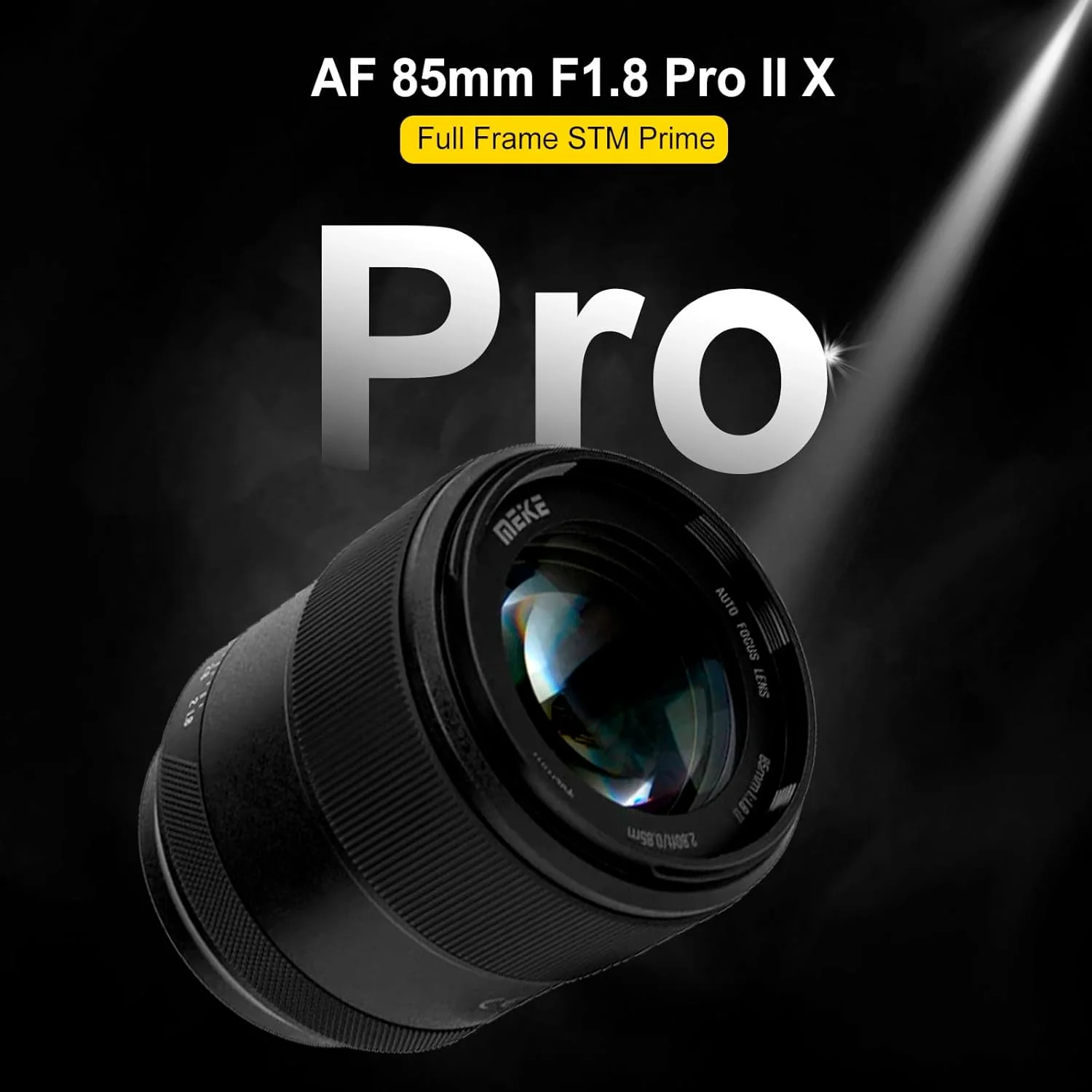 لنز پرایم تله متوسط با فوکوس خودکار Meike 85mm f1.8 Pro II X-Mount STM برای دوربین های فوجی فیلم X-Mount مدل X-H1 X-Pro2 X-T3 X-T2 X-T30 X-T20 X-E3 X-T100 X-A5 X-T10 X-A2 X-E2 X-E2S لنز پرایم تله متوسط با فوکوس خودکار Meike 85mm f1.8 Pro II X-Mount STM برای دوربین های فوجی فیلم X-Mount مدل X-H1 X-Pro2 X-T3 X-T2 X-T30 X-T20 X-E3 X-T100 X-A5 X-T10 X-A2 X-E2 X-E2S
